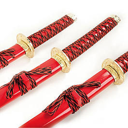 Schwertset Red Fire Samurai Bild 2