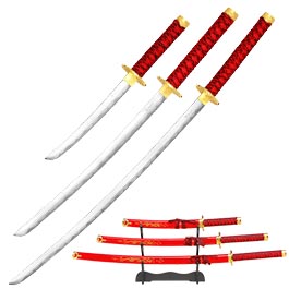 Tole 10 Imperial Schwertset Red Fire Samurai