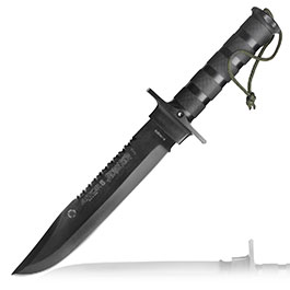 Jungle King I Überlebensmesser schwarz