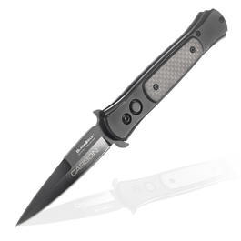 Black Field Einhandmesser Carbon