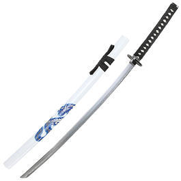 Tole 10 Imperial Schwert Katana Dragon wei mit Holzstnder