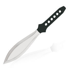 Herbertz schweres Wurfmesser 26cm