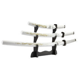Haller Schwert-Set Samuraigarnitur White Dragon inkl. Stnder