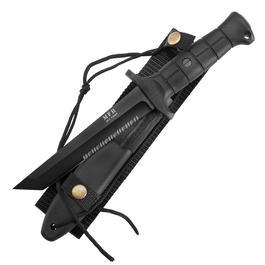 MFH Einsatzmesser mit Tantoklinge inkl. Scheide schwarz Bild 3