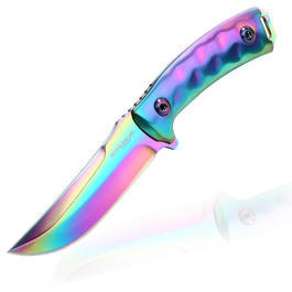 Magnum Fahrtenmesser Unicorn rainbow