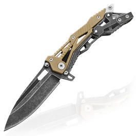 Produktbild zu CJH Einhand Klappmesser Stonewash ...