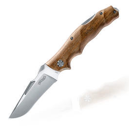 Walther Taschenmesser Adventure Folder Wood inkl. Lederetui