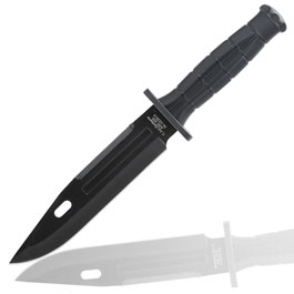 Herbertz Grtelmesser schwarz inkl. Kunststoffscheide