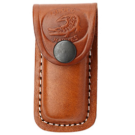 Kleinbild 5 Croco Damast Taschenmesser Damascus 9 inkl. Lederetui