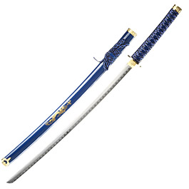 Tole 10 Imperial Schwertset Golden Dragon 3-teilig inkl. Ständer blau Bild 1 xxx: