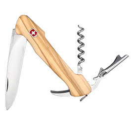 Victorinox Taschenmesser Wein Master Olivenbaumholz silber/braun