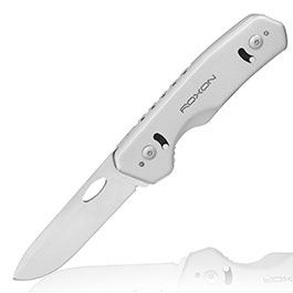 Roxon Einhandmesser Phantasy mit austauschbarer Klinge und doppelter Verriegelung silber inkl. Grtelclip