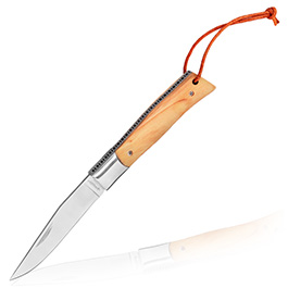 Haller Taschenmesser mit Olivenholzgriffschalen braun
