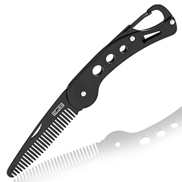 CJH Kamm im Taschenmesser-Stil schwarz