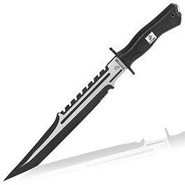 United Cutlery Tanto Survivalmesser USMC Operation Mako schwarz inkl. Nylonscheide