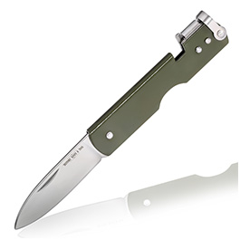 History Knife & Tool Taschenmesser Japenese Army Pen Knife Can Opener oliv inkl. Dosenöffner