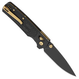 Amare Knives Einhandmesser FieldBro VG10 Stahl schwarz/gold inkl. Gürtelclip Bild 1 xxx: