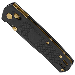 Amare Knives Einhandmesser FieldBro VG10 Stahl schwarz/gold inkl. Gürtelclip Bild 4