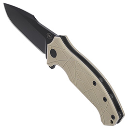 Amare Knives Einhandmesser Coloso D2 Stahl coyote inkl. Gürtelclip Bild 6