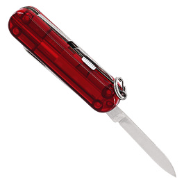 Victorinox Taschenmesser Signature Lite rot transparent inkl. Kugelschreiber, LED Lampe Bild 2