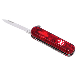 Victorinox Taschenmesser Signature Lite rot transparent inkl. Kugelschreiber, LED Lampe Bild 6