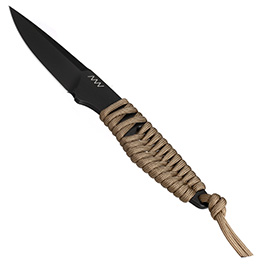 ANV Knives Neck Knife P100 Sleipner Stahl Cerakote schwarz/coyote inkl. Kydex Scheide Bild 2