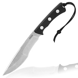 ANV Knives Outdoormesser P500 Sleipner Stahl stonewash inkl. Lederscheide