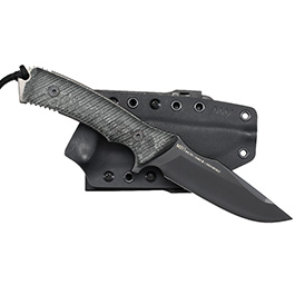 ANV Knives Outdoormesser M311 Spelter Elmax Stahl Micarta schwarz inkl. Kydexscheide Bild 3