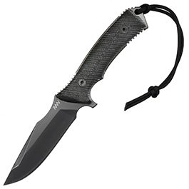 ANV Knives Outdoormesser M311 Spelter Elmax Stahl Micarta schwarz inkl. Kydexscheide Bild 7