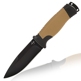 Bker Plus Outdoormesser Desertman schwarz/tan inkl. Kunststoffscheide