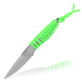 ANV Knives Neck Knife P100 Sleipner Stahl neon grn/stonewash inkl. Kydex Scheide