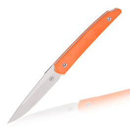 Amare Knives Grtelmesser Pocket Peak stonewash orange inkl. Kydexscheide