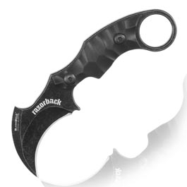 Blackfield Karambit Razorback inkl. Kydexscheide stonewash