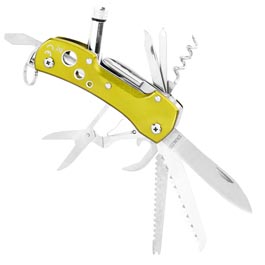 Munkees Taschenmesser LED mit 15 Funktionen grn