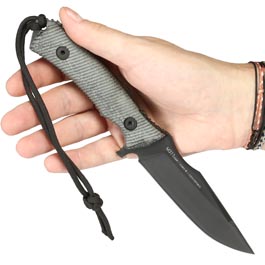ANV Knives Outdoormesser M311 Comp Elmax Stahl Micarta schwarz inkl. Kydexscheide Bild 8