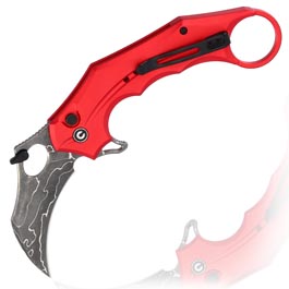 CIVIVI Karambit Messer Incisor II Damast rot inkl. Nylonetui