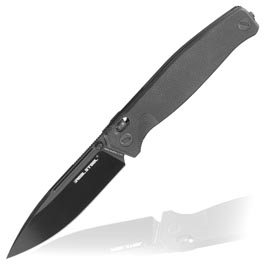 Real Steel Einhandmesser Huginn VG10-Stahl schwarz inkl. Grtelclip