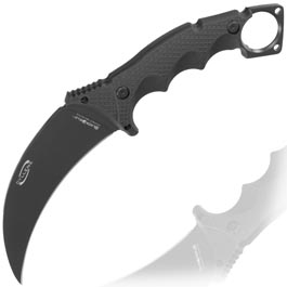 BlackField Karambit Messer Cyllene schwarz inkl. verstellbarer Kydexscheide