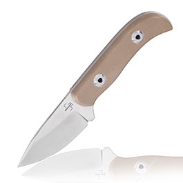 Bker Plus Outdoormesser Dasos 2.0 D2 Stahl tan inkl. Kydexscheide und 90 Grtelclip