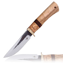 Njord Outdoormesser Bjorn Hunter inkl. Lederscheide und Aufbewahrungsbox