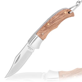 Haller Schlsselanhnger Mini Taschenmesser Zebraholz inkl. Schlsselring