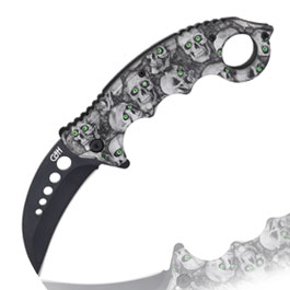 CJH Karambit Totenkpfe inkl. Grtelclip