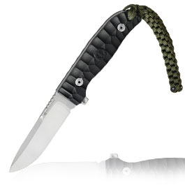 Schmeisser Outdoormesser Hugo One schwarz/silber inkl. Kydexscheide