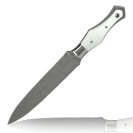 Pohl Force Dolch MK-10 Last Blood Damast Stahl inkl. Kydexscheide und Sammlertasche