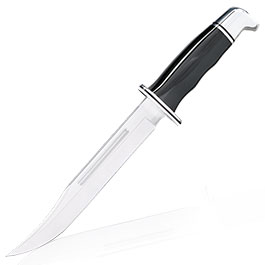 Buck Bowiemesser 120 General schwarz/silber inkl. Lederscheide