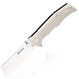 Buck Einhandmesser 252 Trunk khaki/silber inkl. Grtelclip