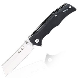 Buck Einhandmesser 252 Trunk schwarz/silber inkl. Grtelclip