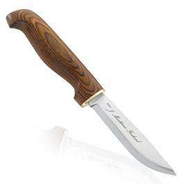 Marttiini Outdoormesser Pakka braun/silber inkl. Lederscheide