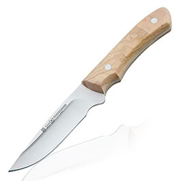 Nieto Outdoormesser Roadrunner 8950 braun/silber inkl. Lederscheide