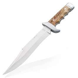 Nieto Bowiemesser Cetreria 4404 braun/silber inkl. Lederscheide